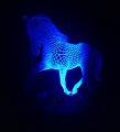 Motiv: Pferd (blau)